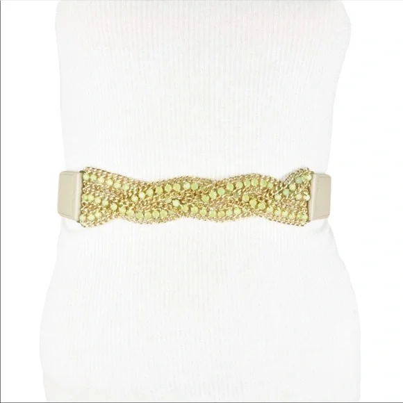 BCBGMaxazria tan and gold waist belt BCBGMAXAZRIA Adjustable Belts for Women | Mercari main image 3